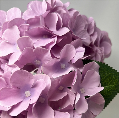 13.5” Garden Hydrangea Bouquet x 3 - lavender