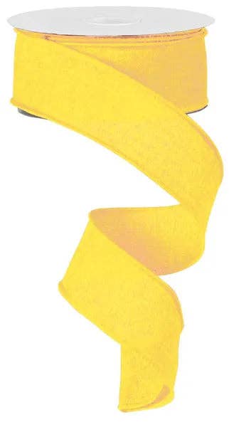 1.5" x 10yd Royal Burlap-Yellow-RG127829