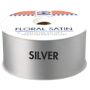 Indoor/Outdoor Water Resistant Floral Satin Ribbon
