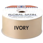 Indoor/Outdoor Water Resistant Floral Satin Ribbon