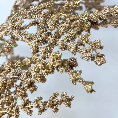 Metallic Mini Berry Branch - 36" - Gold