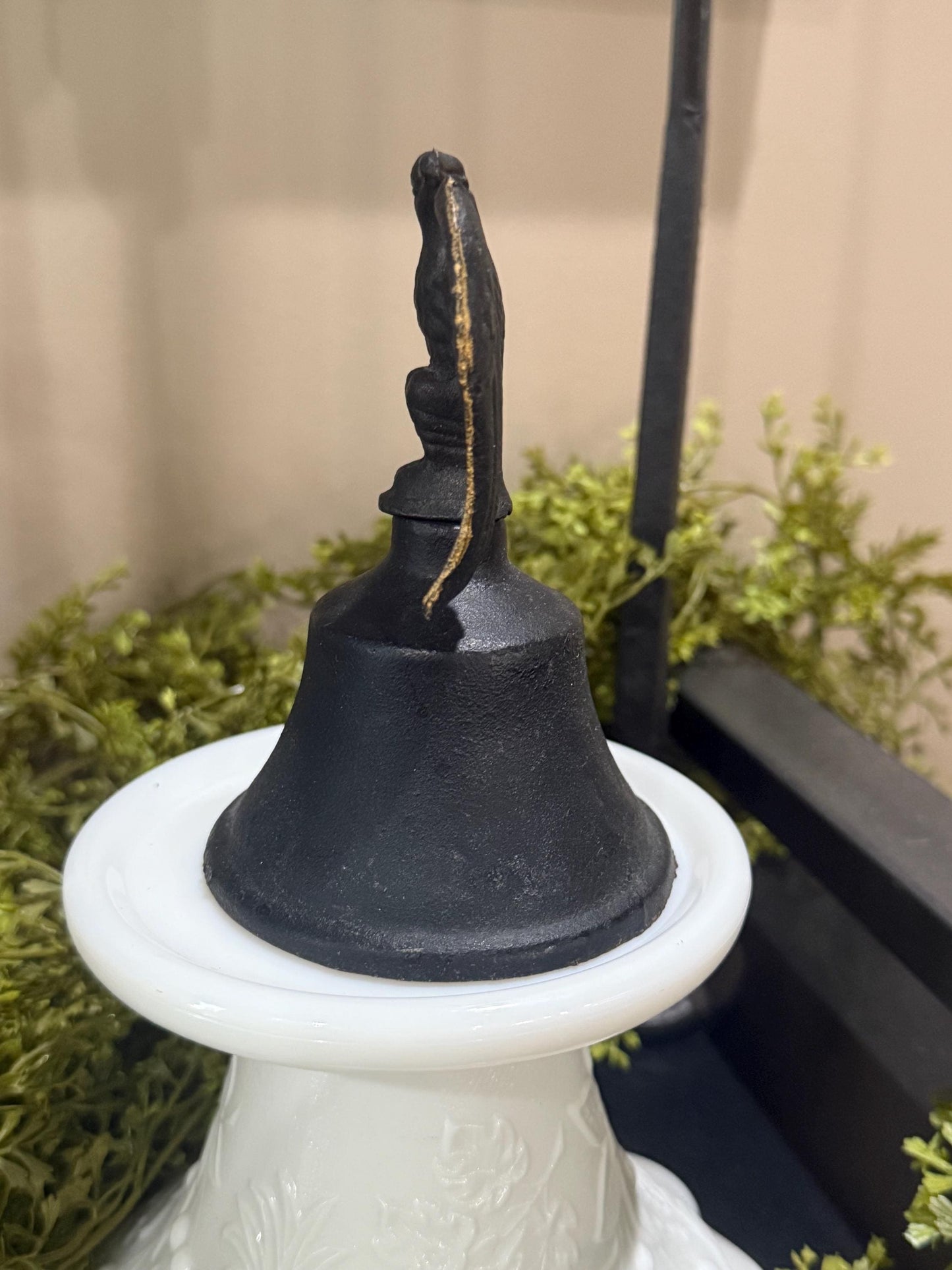 Vintage cast iron eagle bell