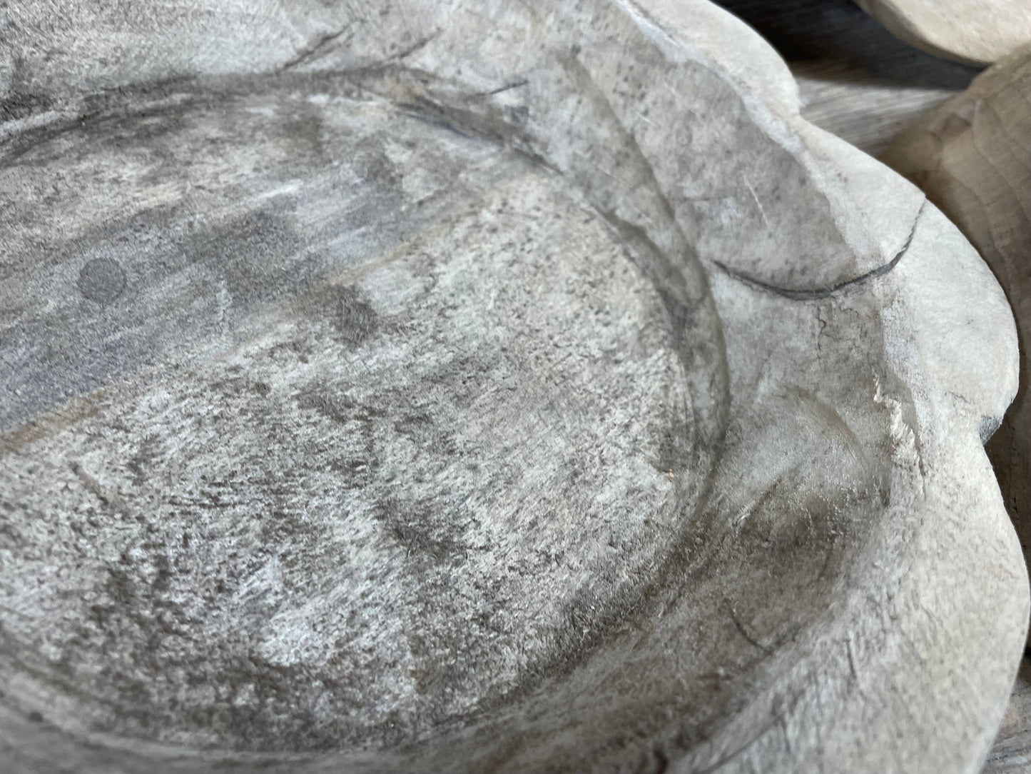 Handcrafted Small Flower Dough Bowl