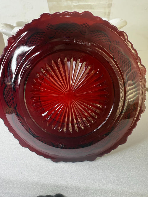 Avon Cape Cod 1876 Ruby Red 6” plate