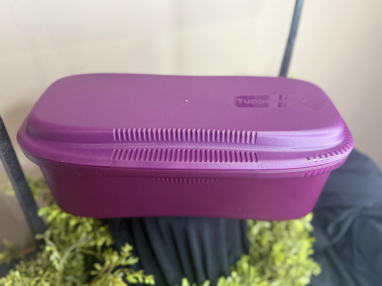 Tupperware Microwave Pasta Maker: Purple Spaghetti Cooker Strainer (1.9L)