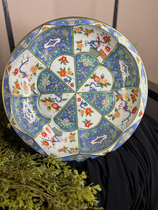 Vintage Daher Round Tin Plate 10”