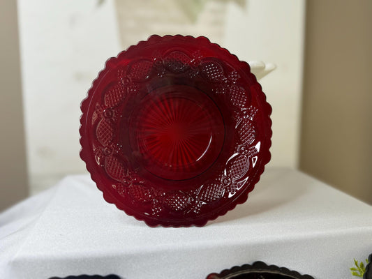 Avon Cape Cod 1876 Ruby Red 6” plate