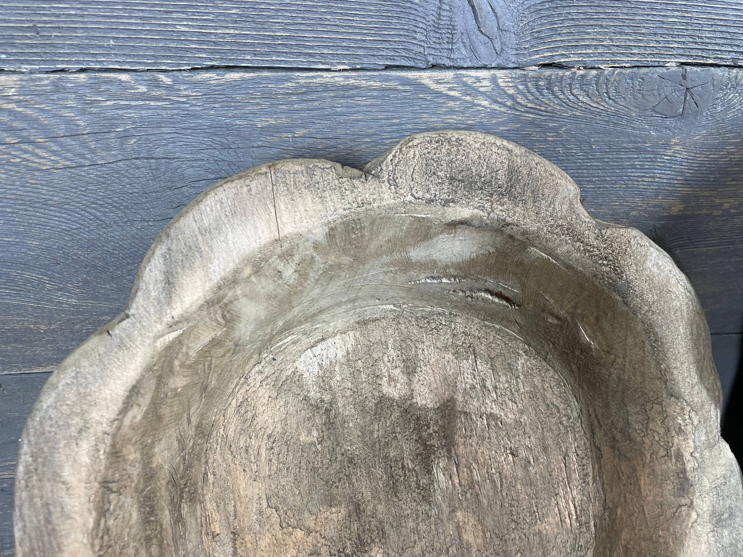 Handcrafted Small Flower Dough Bowl