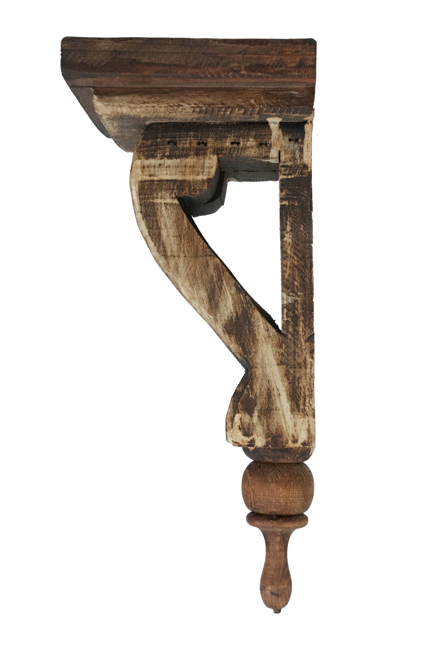 Joliet Farmhouse Rustic Corbel: Antiqued White