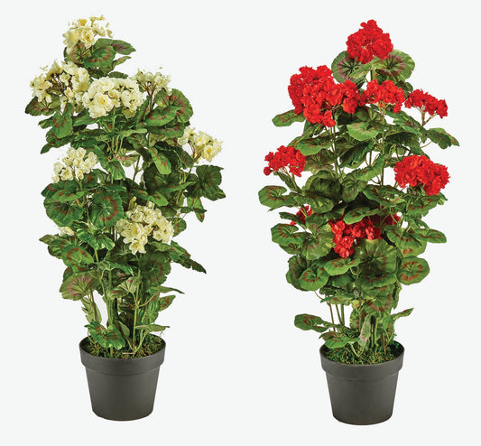 Potted Faux Geranium
