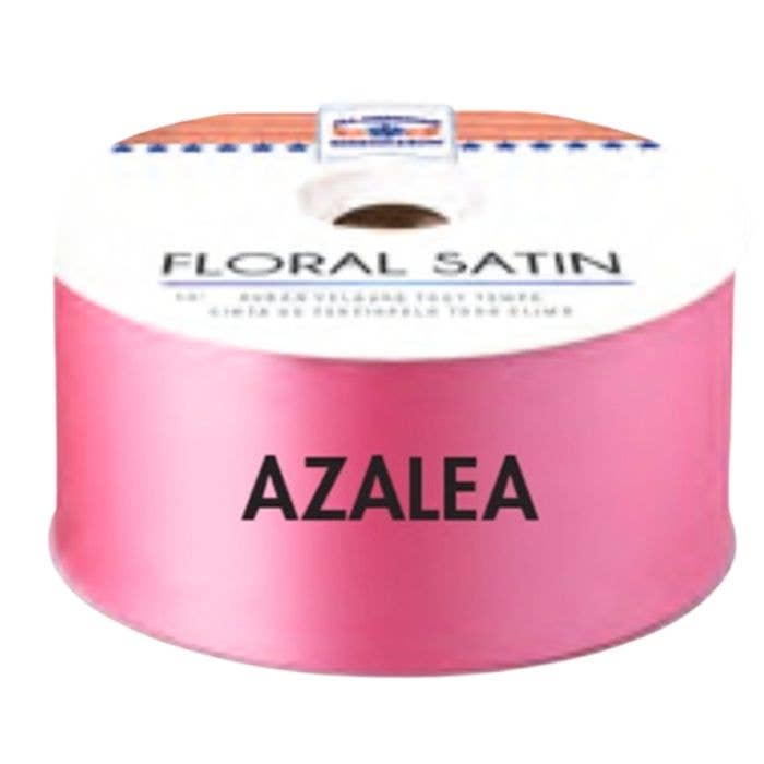 Indoor/Outdoor Water Resistant Floral Satin Ribbon
