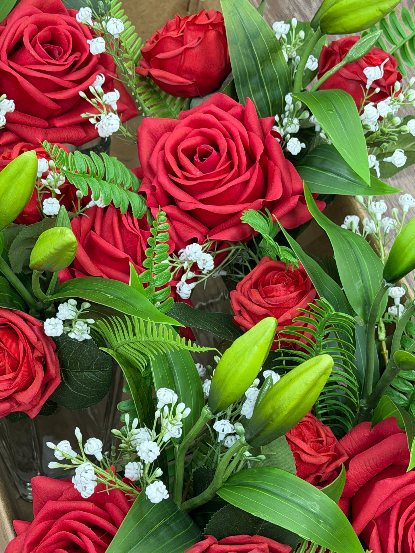 26" Premium Real Touch Rose–Full & Elegant Bloom
