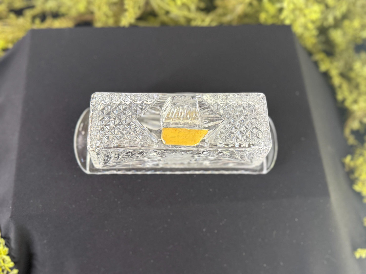 Bleikristall Crystal Butter Dish