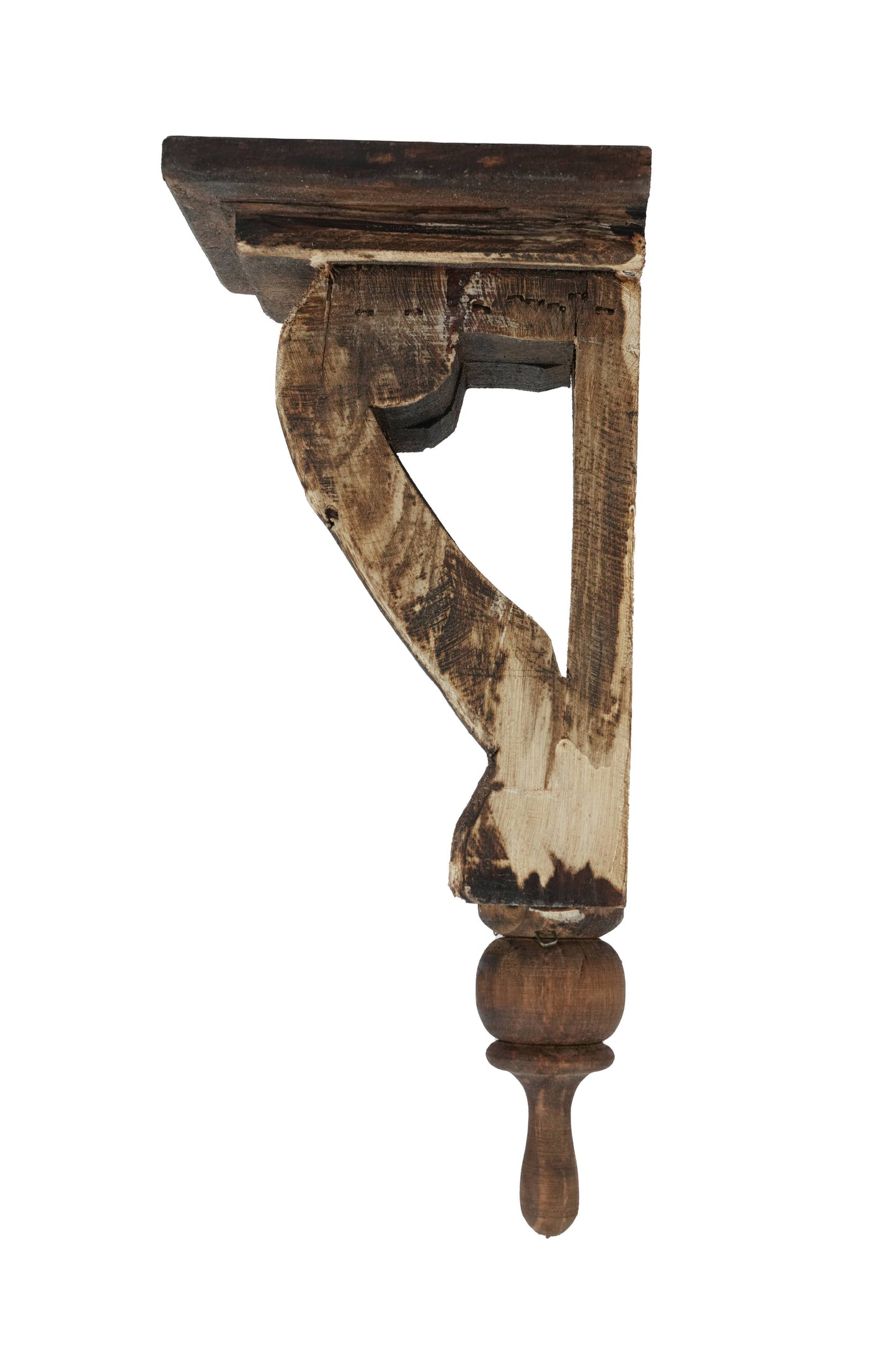 Joliet Farmhouse Rustic Corbel: Antiqued White
