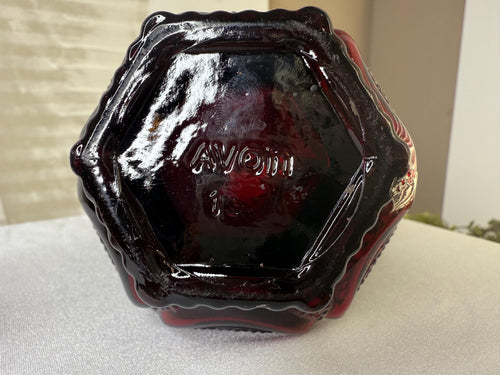 Avon Cape Cod 1876 Ruby Red Decanter