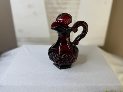 Avon Cape Cod 1876 Ruby Red Decanter