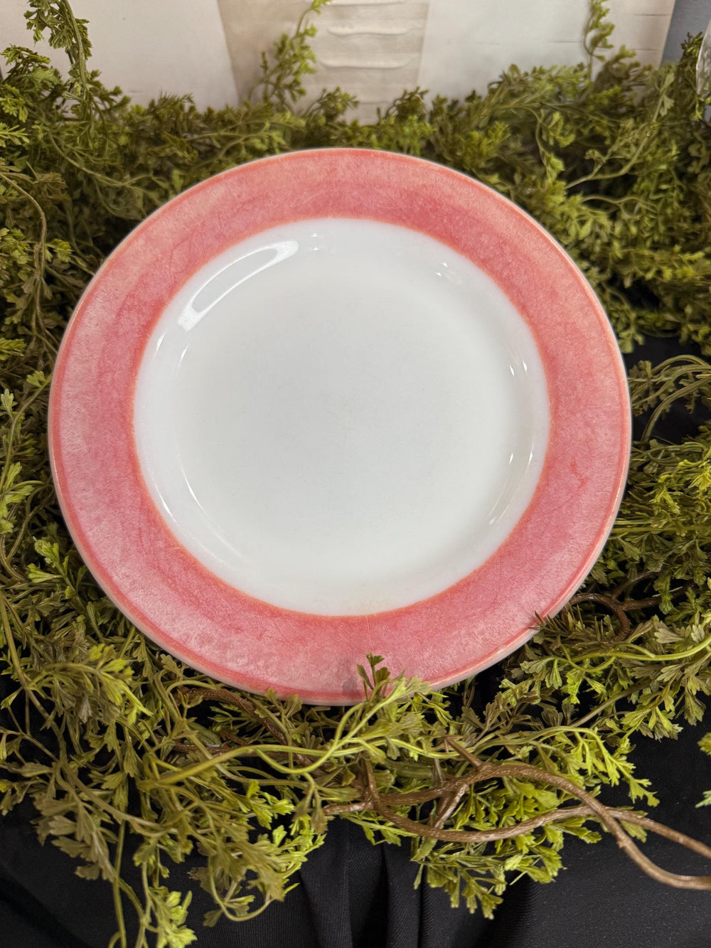 Vintage Pyrex Flamingo Pink plates 8.5 “