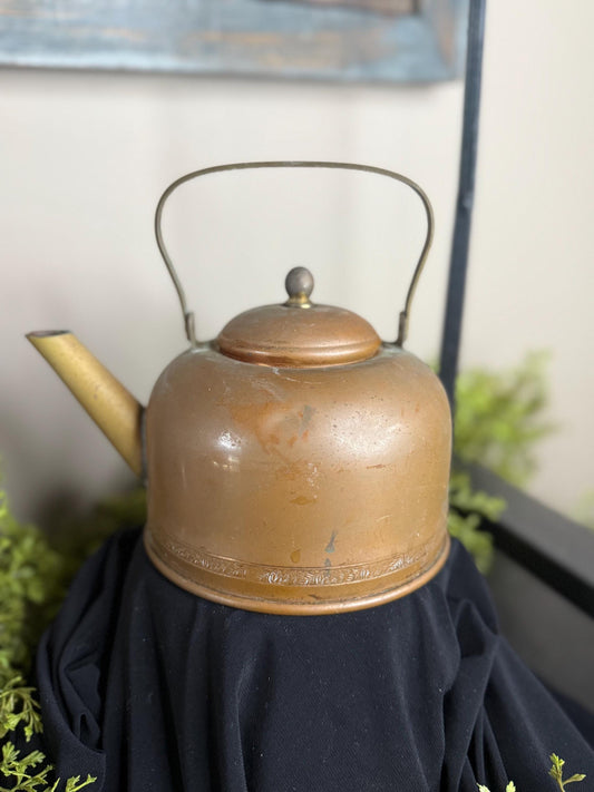 Vintage copper Teapot