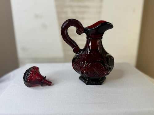 Avon Cape Cod 1876 Ruby Red Decanter