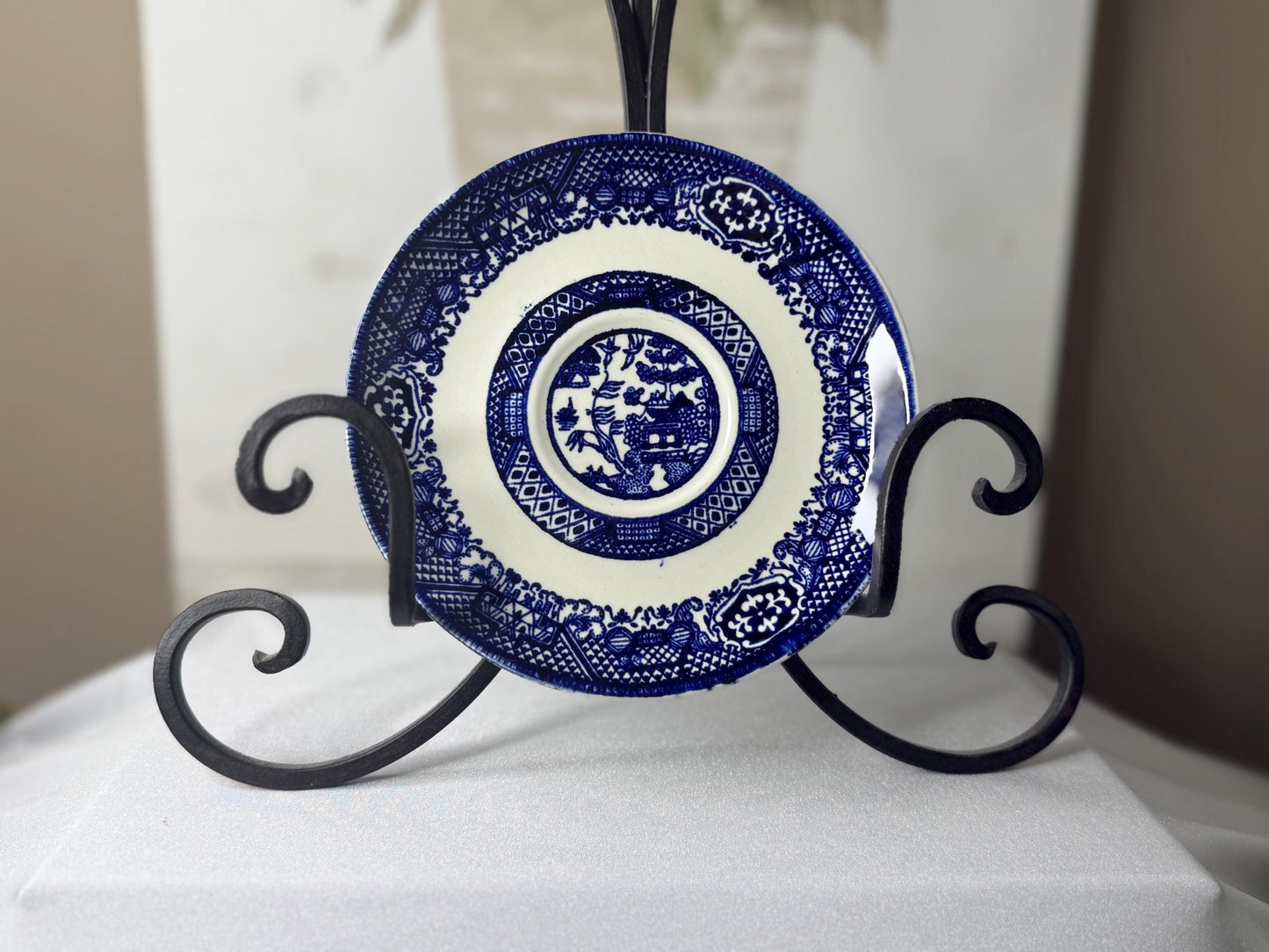 Blue Willow 6” saucer