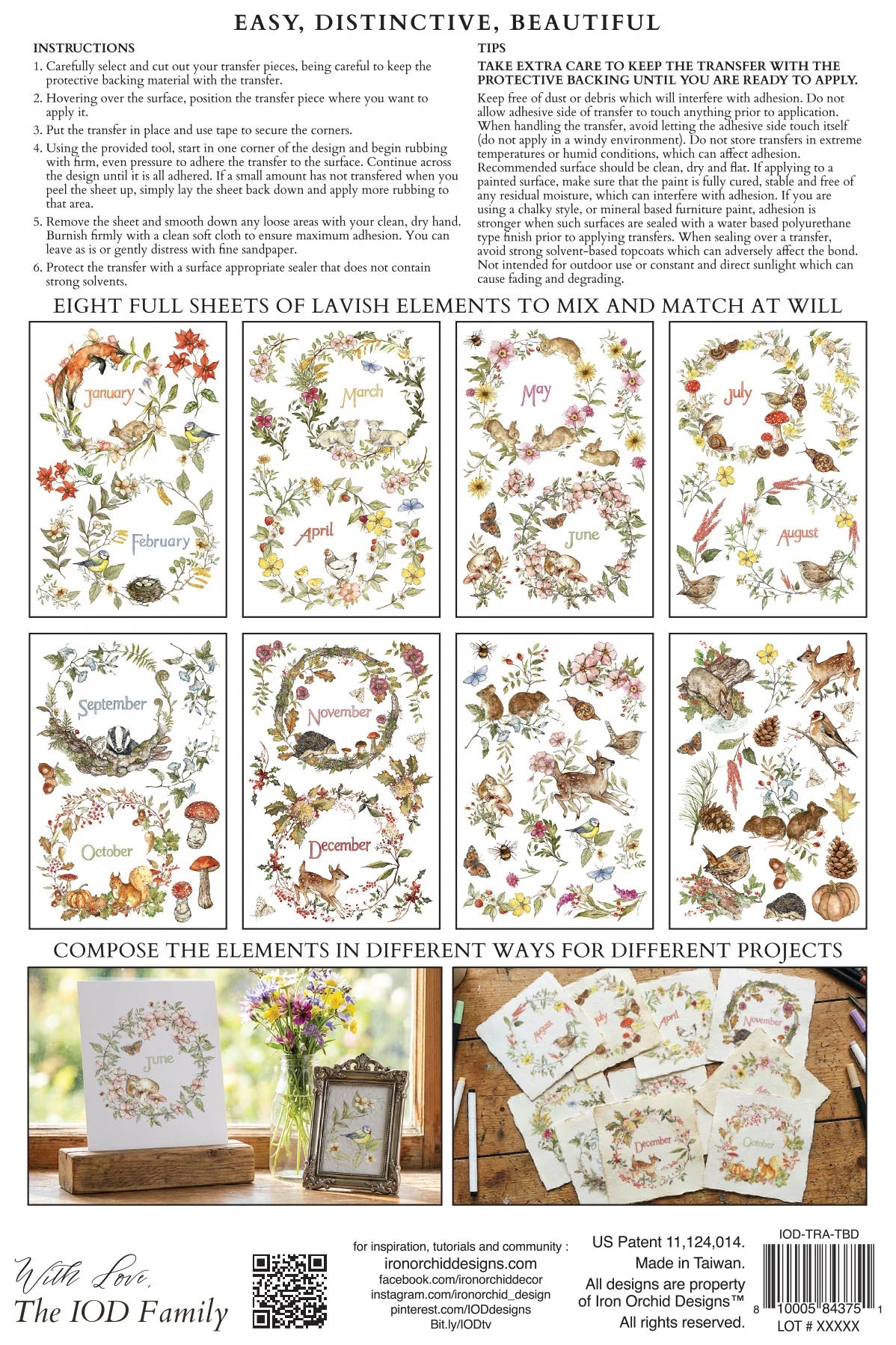 The Bramblewood Diaries IOD Transfer 8x12 Pad™
