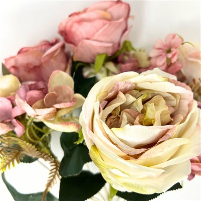 English Garden Mix Rose Bush x 9 - Mauve 17” (12/72)
