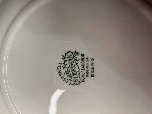Homer Laughlin eggshell 10 inch dinner plates