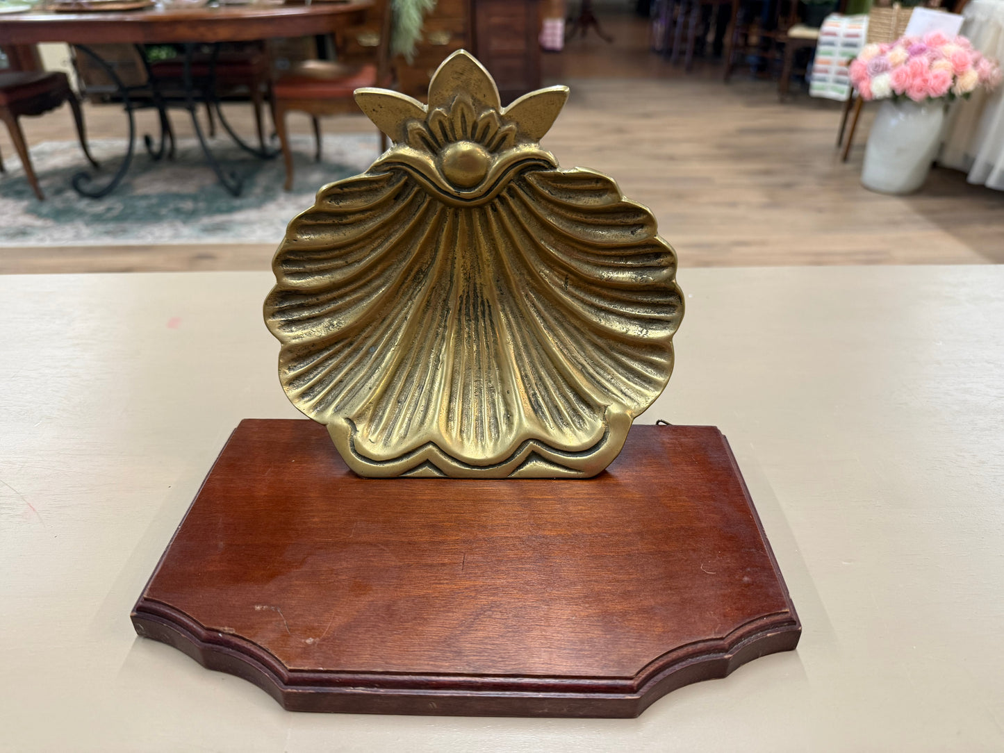 Decorative Crafts Inc Brass Wall Sconce Shelve