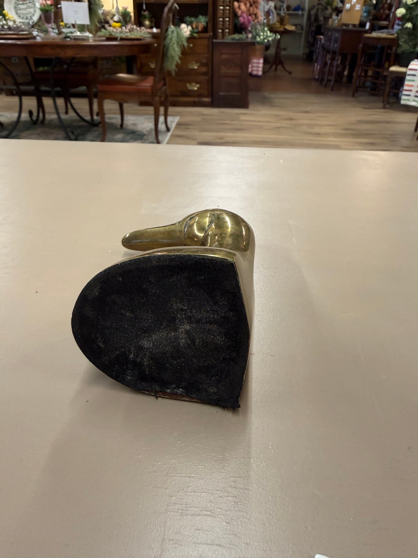 Mallard Brass Bookend