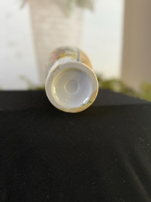 Japanese Satsuma style gisha girls vase