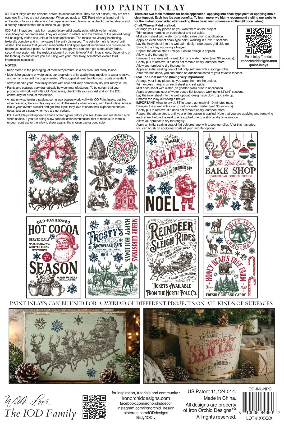 The North Pole Co IOD Paint Inlay 8x12 Pad™