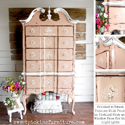Sweet Pickins Milk Paint - Tickled Pink