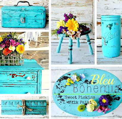 Sweet Pickins Milk Paint - Bleu Bohemia