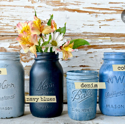 Sweet Pickins Milk Paint -  Navy Blues