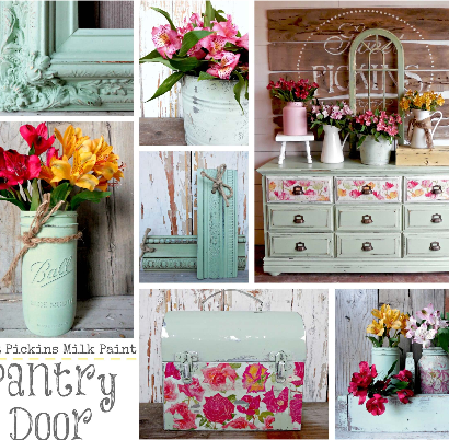Sweet Pickins Milk Paint - Pantry Door