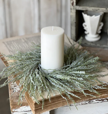 4" Ever After Sage Candle Ring
