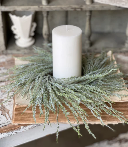 4" Ever After Sage Candle Ring