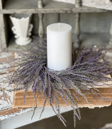 Ever After Sage Candle Ring | 13" | Purple