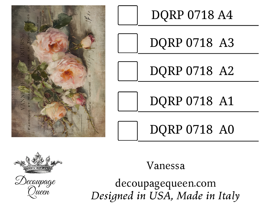 Decoupage Queen Vanessa