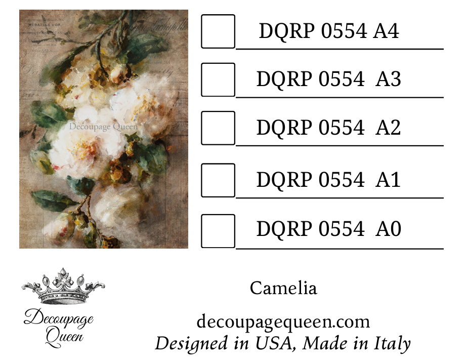 Decoupage Queen Camelia