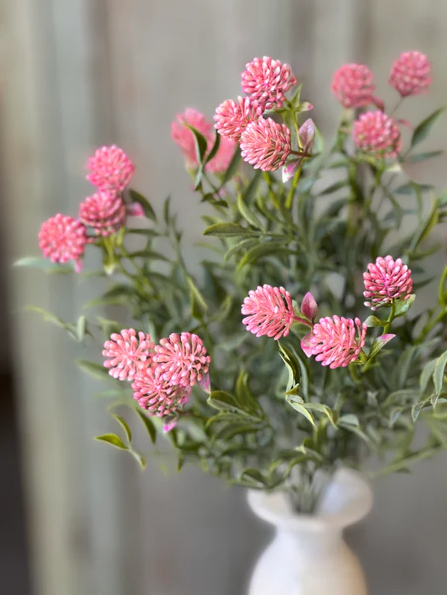 17" Thimble Buds Bush | Pink