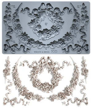 Wreath & Swags 6x10 IOD Mould