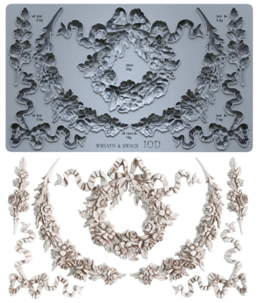 Wreath & Swags 6x10 IOD Mould