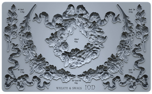 Wreath & Swags 6x10 IOD Mould