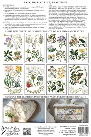Sarah Featon’s Botanicals IOD Transfer 8x12 Pad™