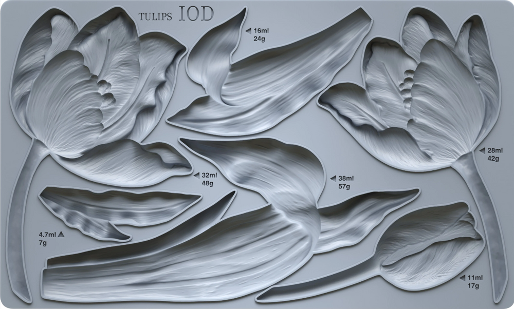 Tulips 6x10 IOD Mould™