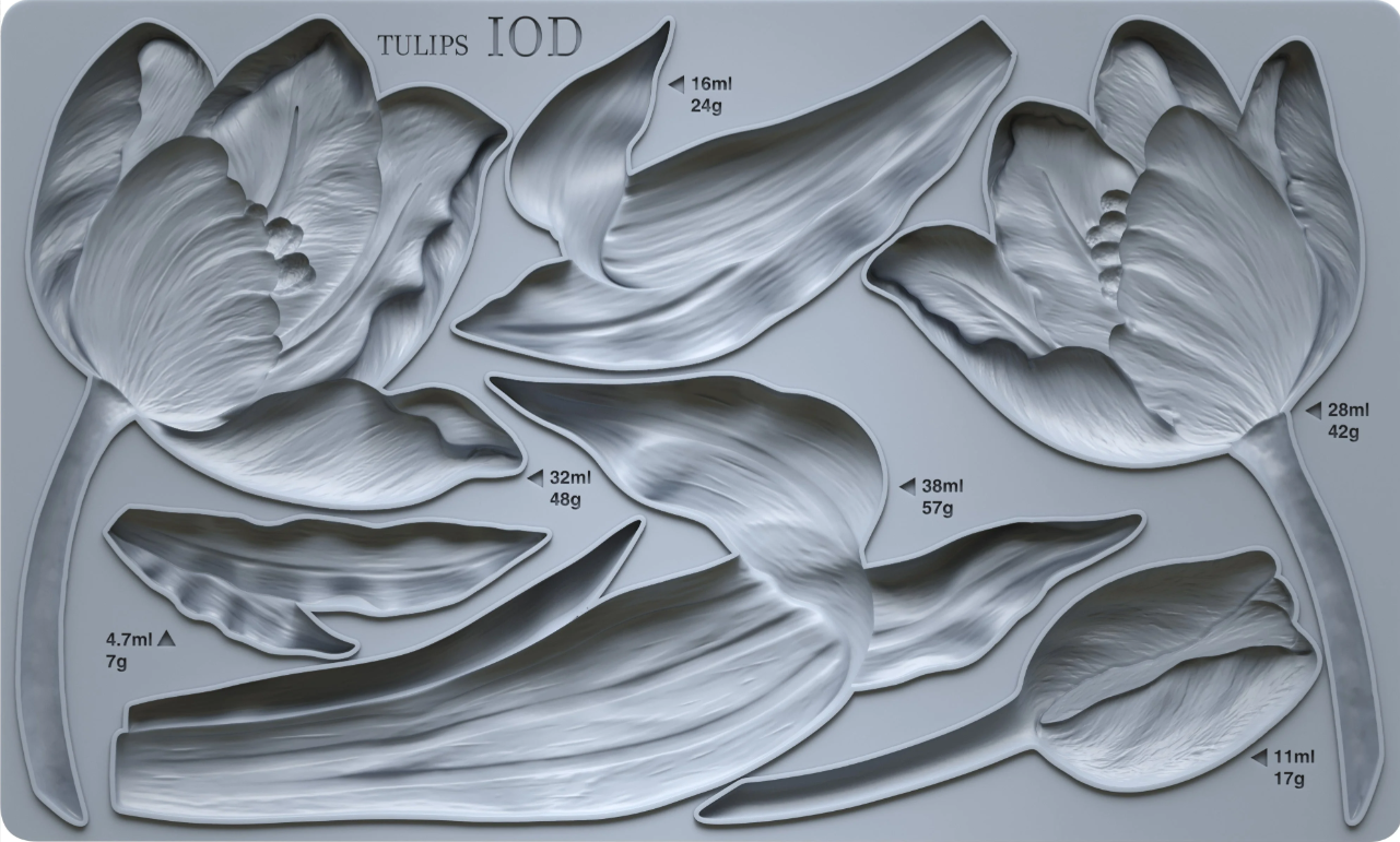 Tulips 6x10 IOD Mould™