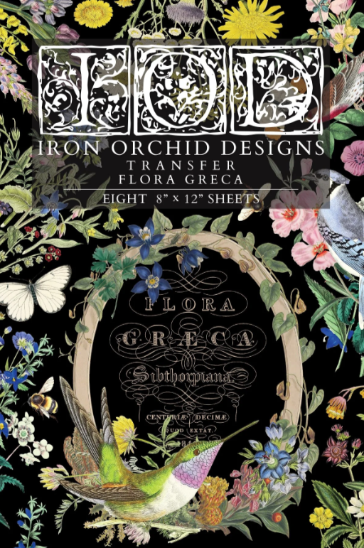 Flora Greca IOD Transfer 8x12 Pad™