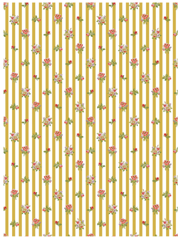 Ditsy Blooms IOD Paint Inlay 12x16 Pad™