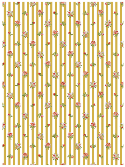 Ditsy Blooms IOD Paint Inlay 12x16 Pad™